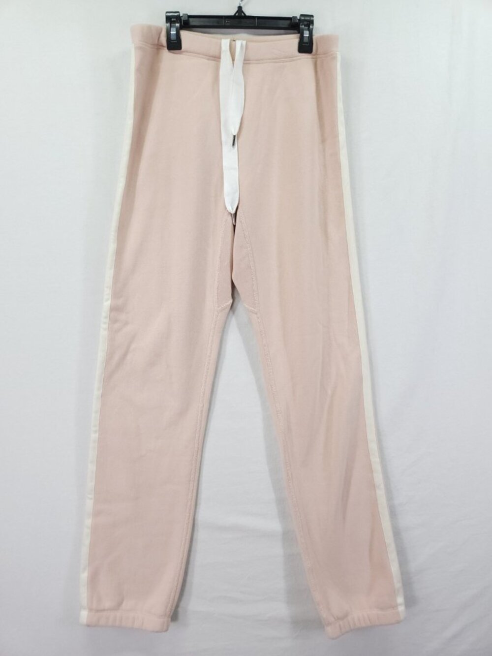 rag & bone Womens Small Pink Side Stripe French Terry Cotton Straight Sweatpants